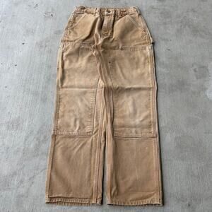 Vintage Y2K Carhartt brown double knee work wear carpenter pants